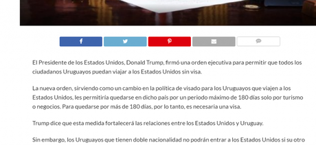 Circulan noticias falsas sobre viajes sin visa a EEUU