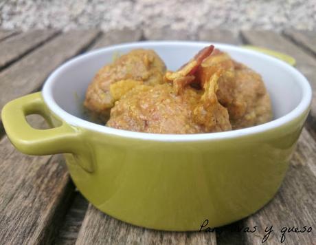 Albóndigas al curry (tradicional o Crock-Pot)