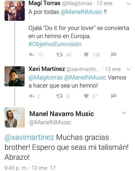 ENTRE CRITICAS Y MOLESTIAS MANEL NAVARRO REPRESENTARÁ A ESPAÑA EN EUROVISIÓN 2017