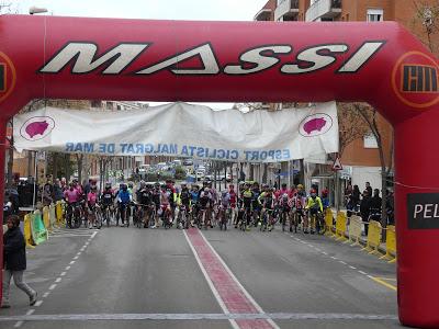 Cursa ciclista del Xai a Malgrat de Mar. Barcelona