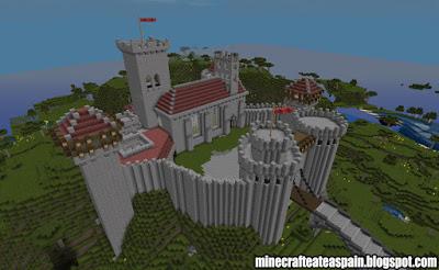 Castillo Medieval inventado por Alberto Santamarina en Minecraft.