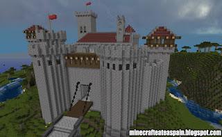 Castillo Medieval inventado por Alberto Santamarina en Minecraft.