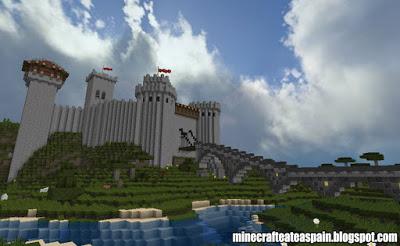 Castillo Medieval inventado por Alberto Santamarina en Minecraft.