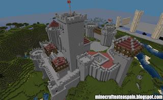 Castillo Medieval inventado por Alberto Santamarina en Minecraft.