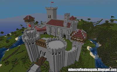 Castillo Medieval inventado por Alberto Santamarina en Minecraft.