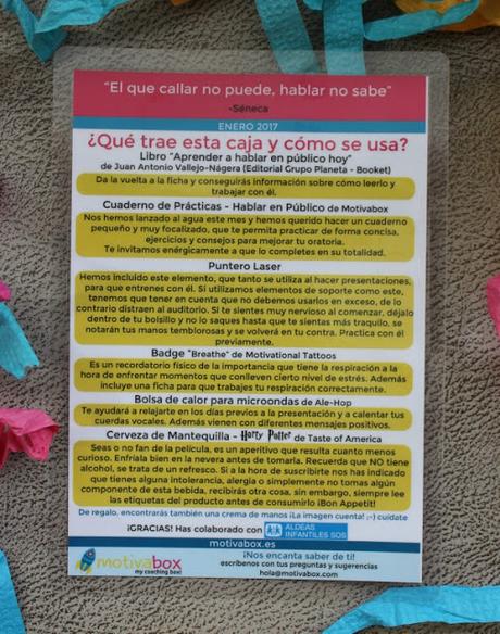 Caja Mensual de Motivación: Motivabox