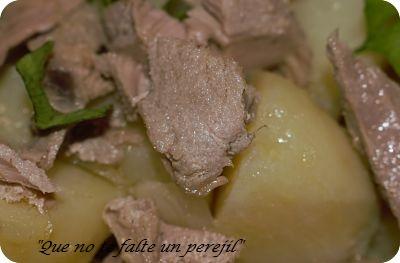 Ensalada de Atún Rojo, Patatas y Huevos de Codorníz