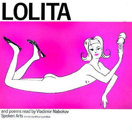 nabokov's lolita book cover designed by spoken arts
