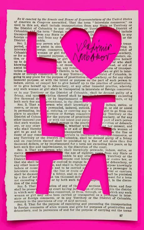 nabokov's lolita book cover designed by michael bierut
