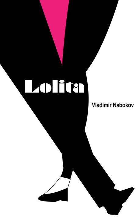 nabokov's lolita book cover designed by lucie lebaz