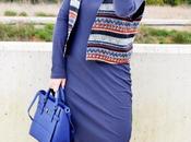 Vestido midi chaleco