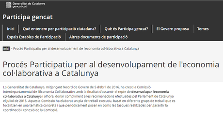 La Generalitat quiere saber qué piensas tú de la economía colaborativa