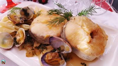 Merluza con salsa de naranja