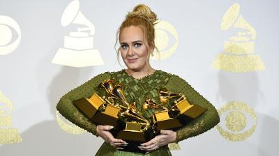 Adele la reina de los Grammy 2017