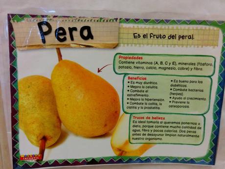 SEMANA DE LA FRUTA DE INVIERNO: LA PERA