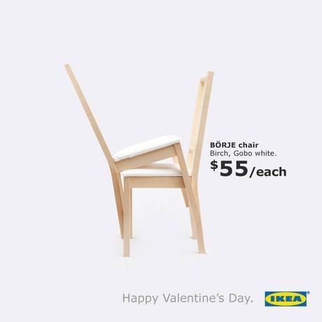 Publicidad IKEA San Valentín