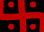 esvástica manchada.