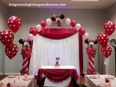 decorar cumpleaños de niña globos