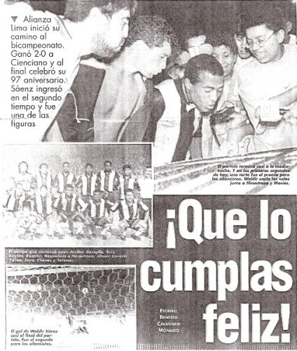 14 de Febrero en Alianza Lima [Celebración del Centenario]