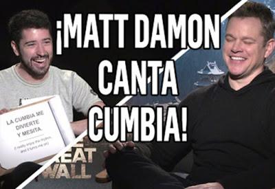Matt Damon ¡canta las canciones de El Polaco!