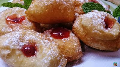 Bollos de leche rellenos