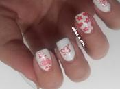 Diseños uñas corazones para Valentín