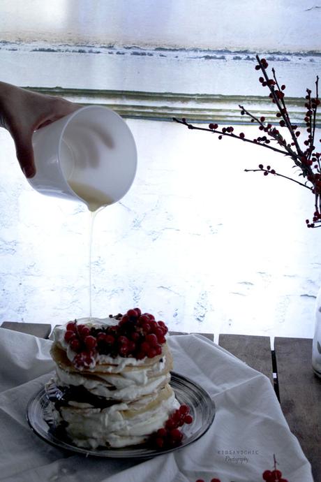 Tarta Pancakes de maíz ymascarpone  #BreadBakers