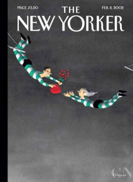 vintage the new yorker magazine covers, february 14 valentines day