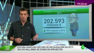 #Recaudación de Hacienda récord en 2017