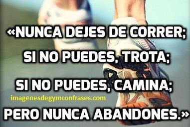 frases motivadoras para running corredoras