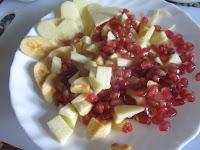 Batido de yogur con frutas de temporada