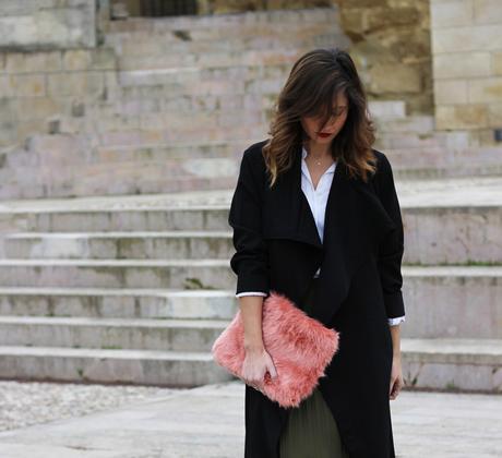 Trench largo fluido de Shein trench largo fluido shein blog moda infrontrowstyle