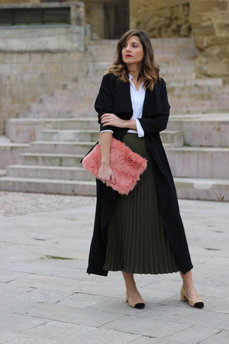 Trench largo fluido de Shein trench largo fluido shein blog moda infrontrowstyle