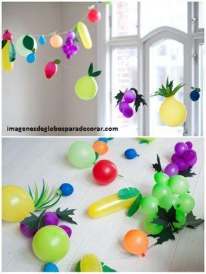 ideas con globos para fiestas frutas ideas con globos para fiestas frutas