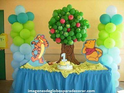 arreglos de fiestas infantiles con globos niño