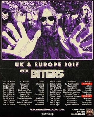 Biters telonean a Blackberry Smoke!