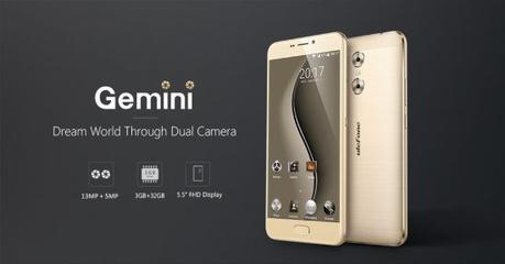 Ulefone Gemini, ¡corre que se acaba la promoción de un teléfono con doble cámara trasera!
