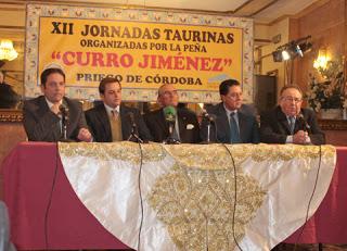MIURA CENTRA LA XII EDICIÓN DE LAS JORNADAS TAURINAS DE LA PEÑA CURRO JIMÉNEZ