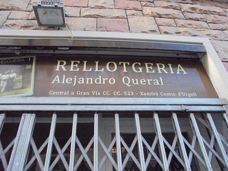 RELOJERÍA ALEJANDRO  QUERAL,FUNDADA EN 1890,CARRER DE SANT ELÍAS 16, A LA BARCELONA D' ABANS, D' AVUI I DE SEMPRE...16-02-2017...!!!