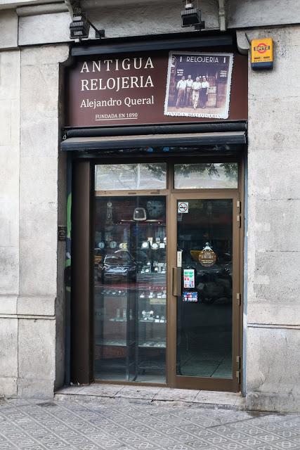 RELOJERÍA ALEJANDRO  QUERAL,FUNDADA EN 1890,CARRER DE SANT ELÍAS 16, A LA BARCELONA D' ABANS, D' AVUI I DE SEMPRE...16-02-2017...!!!