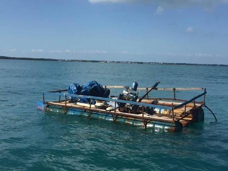 Encuentran una balsa vacía en Cayos de la Florida