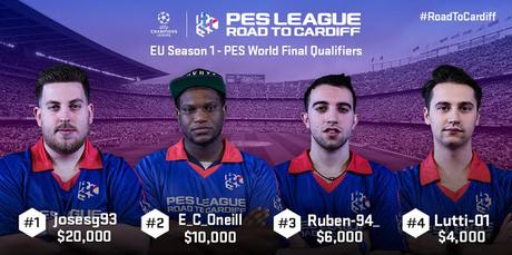 Dos españoles se clasificaron para la final de PES League Road to Cardiff, resultados aquí