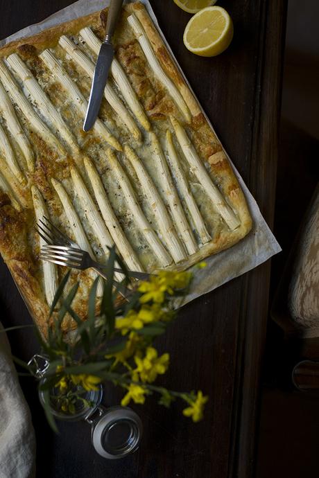 PASTEL DE ESPÁRRAGOS Y ROQUEFORT