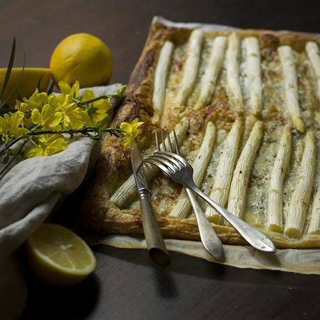 PASTEL DE ESPÁRRAGOS Y ROQUEFORT