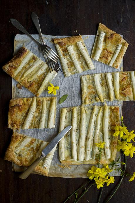 PASTEL DE ESPÁRRAGOS Y ROQUEFORT