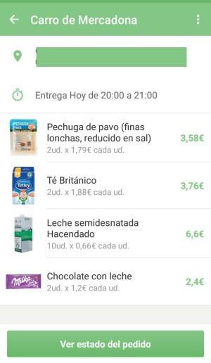 Comprea: tu compra del súper ¡en una hora! comprea detalles del pedido maria en la red