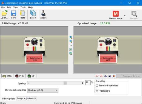 optimizar las imágenes