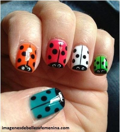 modelos de uñas pintadas de niña mariquitas modelos de uñas pintadas de niña mariquitas