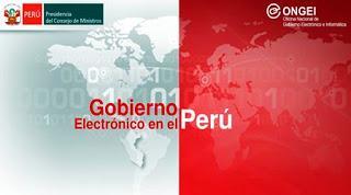 El Gobierno Electrónico en el Perú