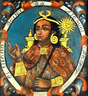 El Inca Atahualpa en su majestad.